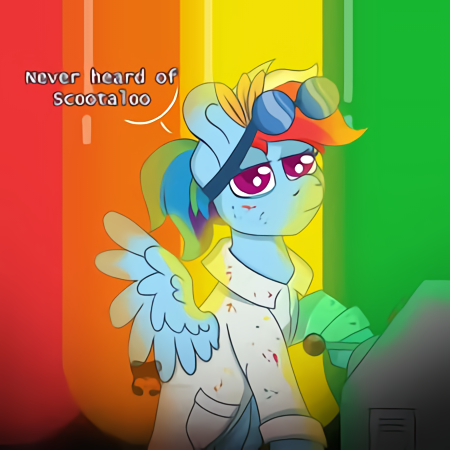 ?  ? My Little Pony, Rainbow Dash, Scootaloo, Rainbow Factory