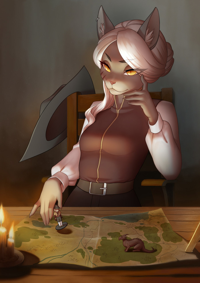 Любительница настольных игр