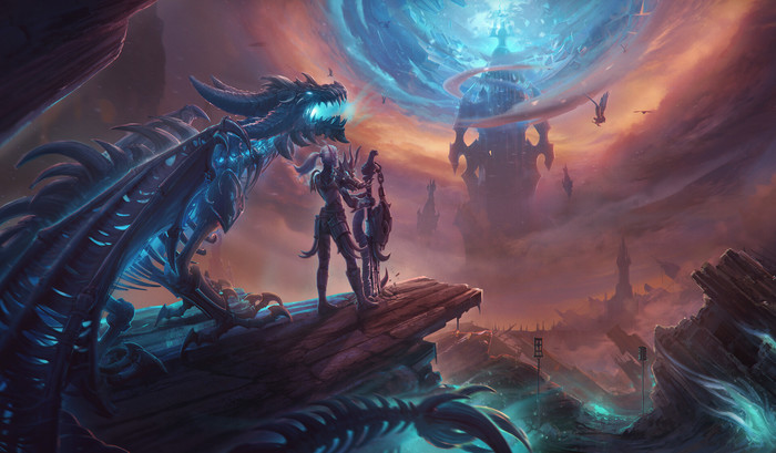 "The Maw" byManurgo Falls World of Warcraft, Warcraft, Blizzard, Game Art, , 