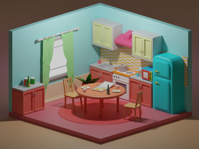   Blender, 3D 