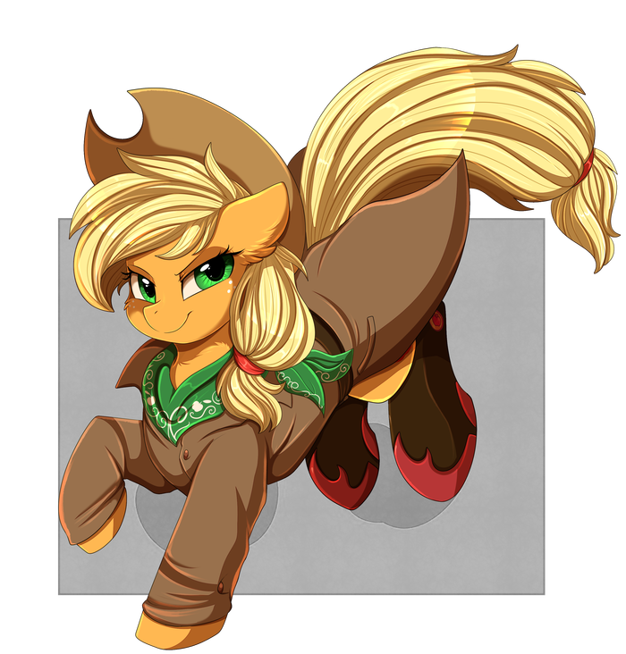  My Little Pony, Ponyart, Applejack, Pridark