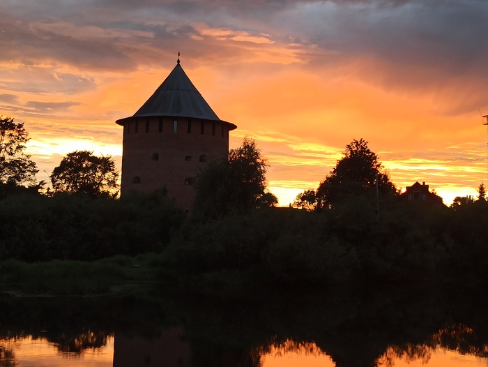 Закат великий новгород фото