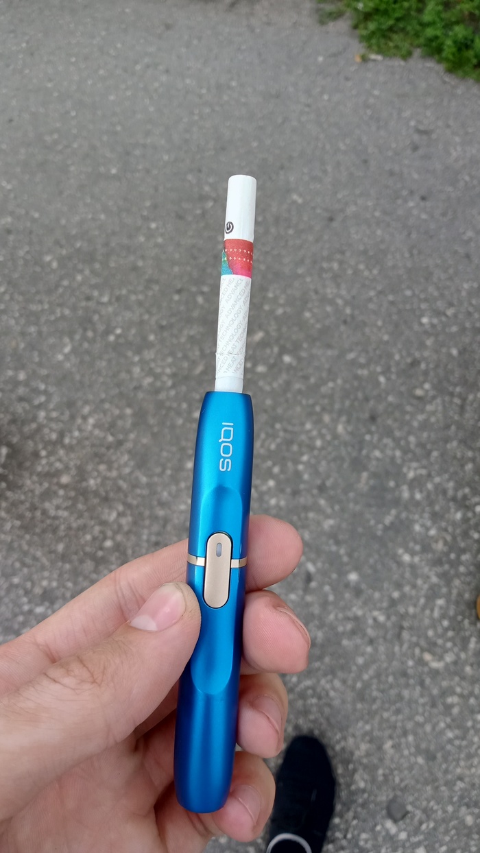 Новые стики для iqos, и ведь курится...