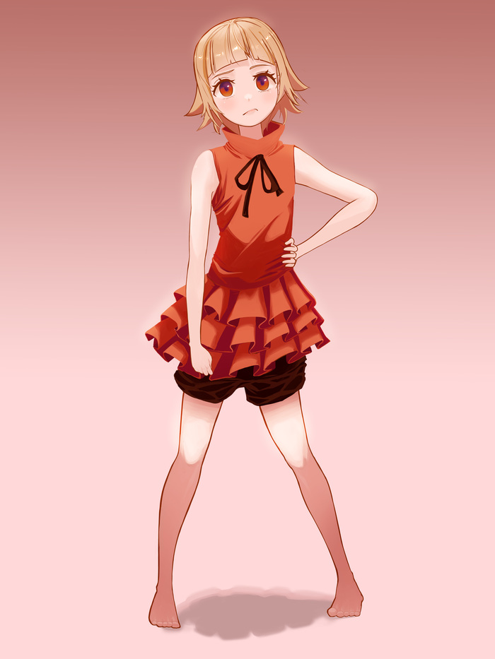 Kiss shot Monogatari series, Kiss-Shot Acerola-Orion Heart-Under-Blade, Loli, Anime Art, 