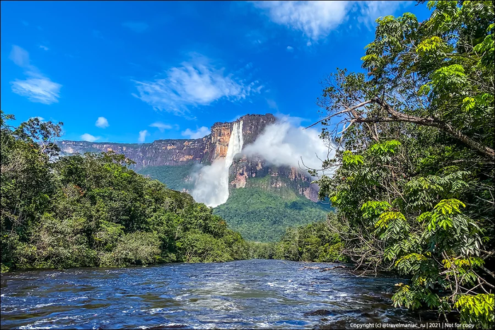 Чтобы увидеть самый высокий водопад в мире, нужно идти 10 часов на лодке среди джунглей Путешествия, Водопад, Венесуэла, Анхель, Яндекс Дзен, Длиннопост