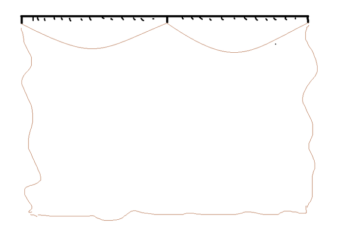 Формула расчёта крючков для штор