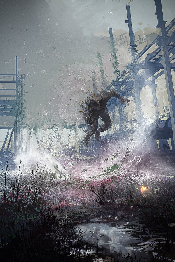 За несколько секунд до...