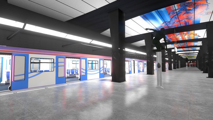 Московское метро в игре Metro Simulator 2019 Метро, Metro, Поезд, Железная дорога, Симулятор, Москва, Длиннопост