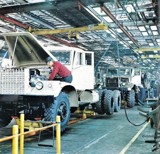 Конвейер Кременчугского автозавода, 1974 год