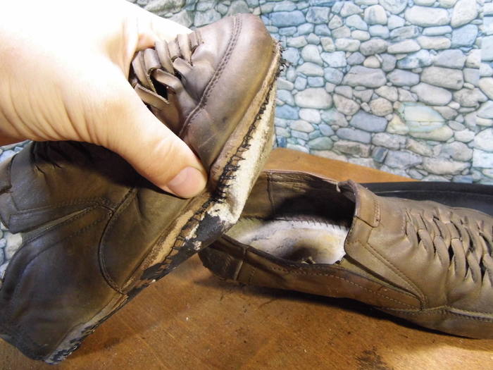 Лёгкая замена подошвы на летних | Пикабу