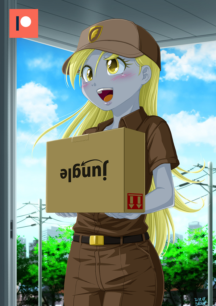 Special Delivery My Little Pony, Equestria Girls, Derpy Hooves, Uotapo