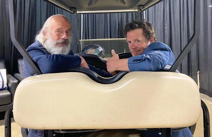 Фото: Кристофер Ллойд и Майкл Джей Фокс спустя 36 лет после выхода «Назад в будущее» Назад в будущее (фильм), Старость, Актеры и актрисы, Фестиваль, Майкл Джей Фокс, Кристофер Ллойд, Длиннопост