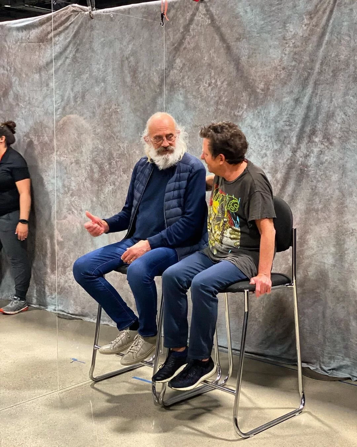 Фото: Кристофер Ллойд и Майкл Джей Фокс спустя 36 лет после выхода «Назад в будущее» Назад в будущее (фильм), Старость, Актеры и актрисы, Фестиваль, Майкл Джей Фокс, Кристофер Ллойд, Длиннопост