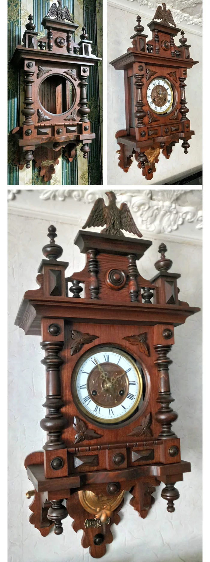 Корпус для старинных настенных часов своими руками Часы, Своими руками, Винтаж, Длиннопост, Рукоделие с процессом