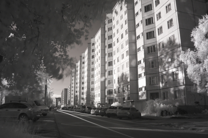 Безвременье - 3 (городское) Инфракрасная съемка, Архангельск, Фотография, Город, Длиннопост