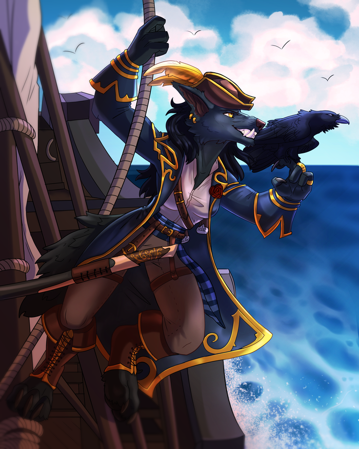 On the high seas , , , , Furry wolf, World of Warcraft, Thexlewdxmoose