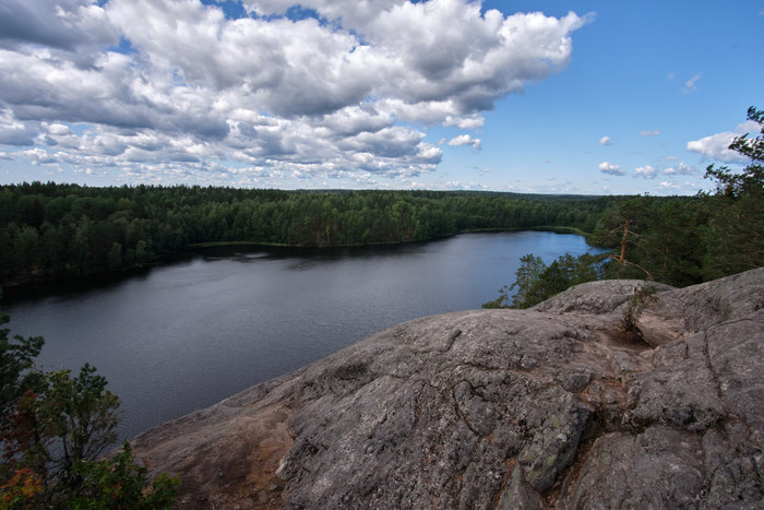 Озеро ястребиное Фотография, Озеро, Ястребиное озеро, Лес, Пейзаж, Длиннопост