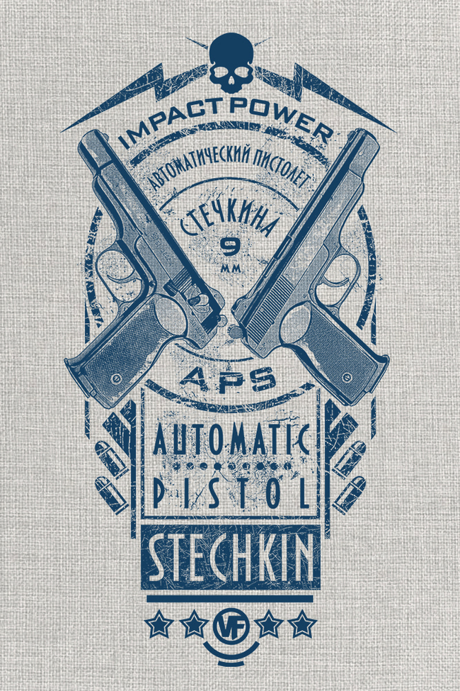 Stechkin automatic pistol or APS ,  , , , 
