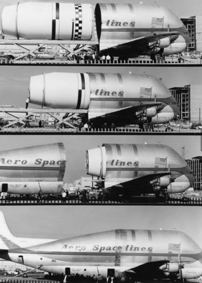   Aero Spacelines Pregnant Guppy ,  , Saturn V, 