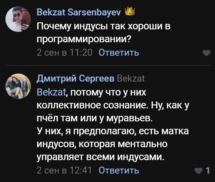 Индусы в программировании