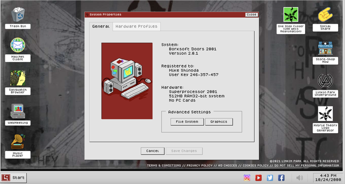 Linkin Park OS и 2000 год Операционная система, Браузер, Linkin Park