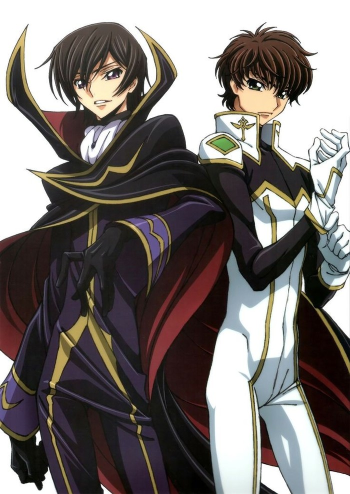  Anime Art, , Lelouch Lamperouge, Suzaku Kururugi, Code Geass