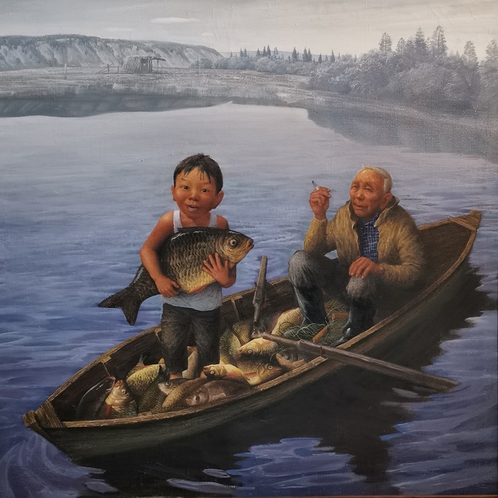 Мечта. 1997 Картина, Художник, Искусство, Рыбалка