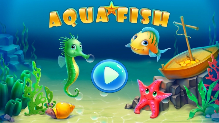 Aqua Fish - построй аквариум своей мечты, играя в три в ряд на ПК! | Пикабу