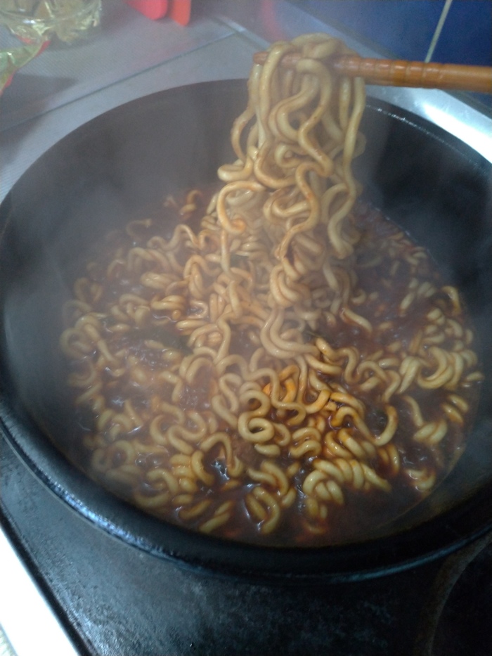 Nongshim. Chapaguri RAM-DON Рамён, Доширакология, Острое, Корейская кухня, Длиннопост