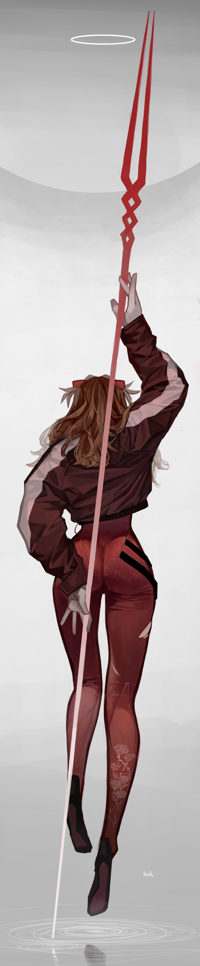 Asuka withSpear of Longinus