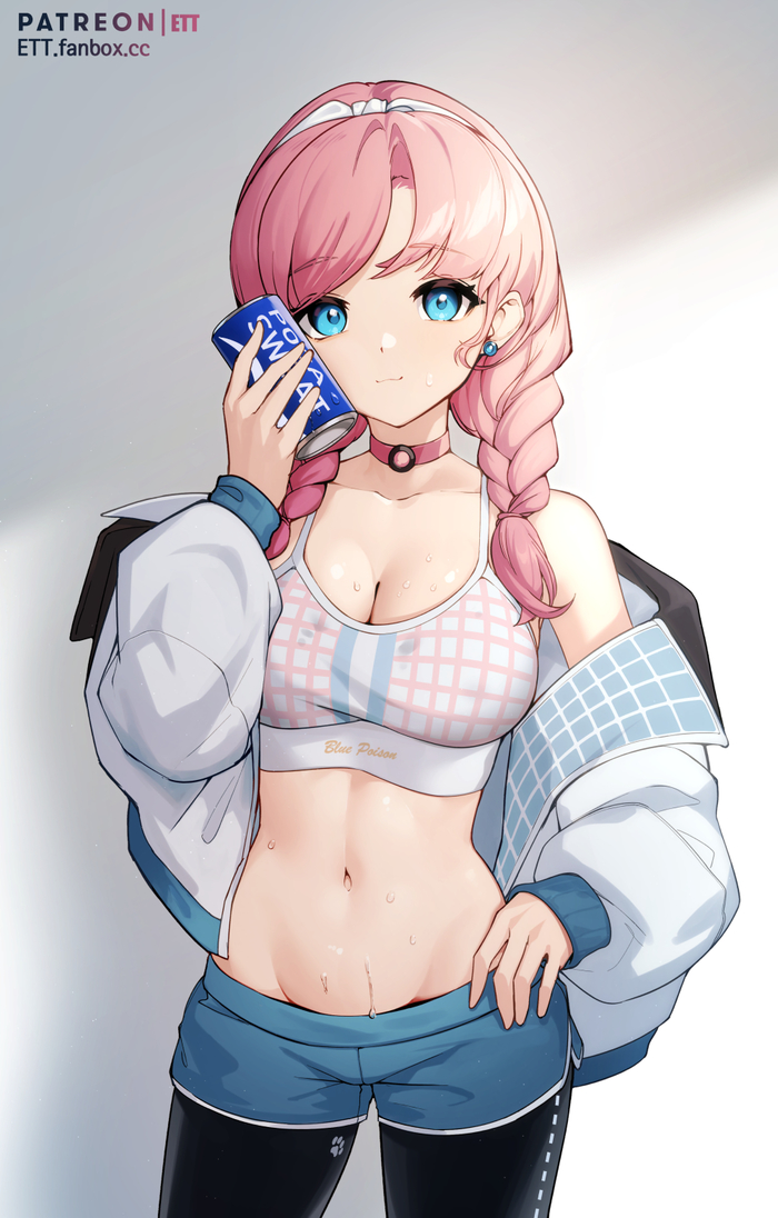 Blue Poison , Anime Art, Arknights, Blue Poison,  