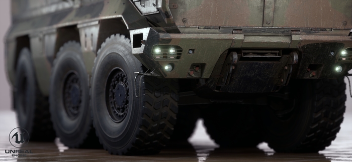 КАМАЗ-63968 Тайфун-К Autodesk Maya, Substance painter, Zbrush, Gamedev, 3D, Low poly, Видео, Длиннопост