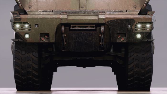 КАМАЗ-63968 Тайфун-К Autodesk Maya, Substance painter, Zbrush, Gamedev, 3D, Low poly, Видео, Длиннопост