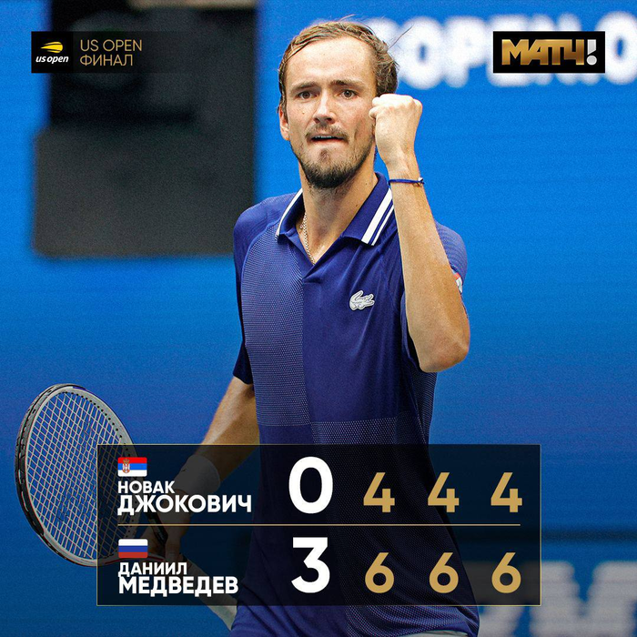 �������� ������� ��������� � ���� ����������� US Open