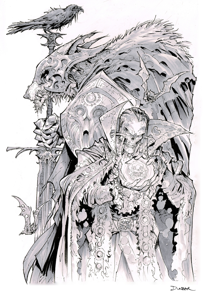 "A Vampire Lich and his Werewolf Deathknight buddy" byMax Dunbar Dungeons & Dragons, ,  , , , , , Max Dunbar