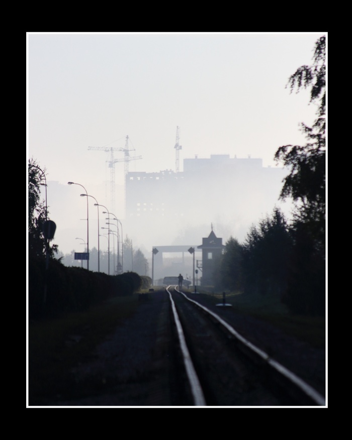 Утром туман