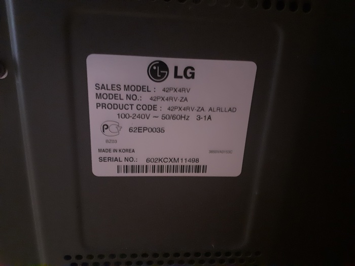   Lg 42px4rv-za,  ,   ,  !  ,    