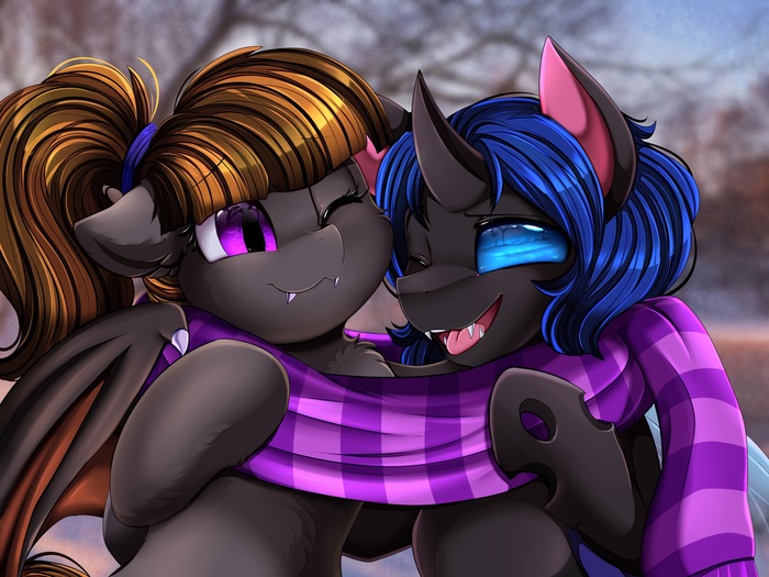  My Little Pony, Ponyart, Original Character, Batpony, Changeling, Pridark