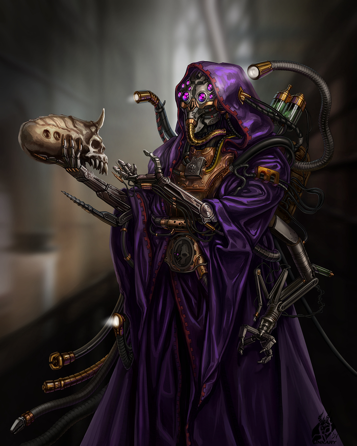 Magos byInkary Inkary, Magos, Adeptus Mechanicus, Wh Art, Warhammer 40k, 