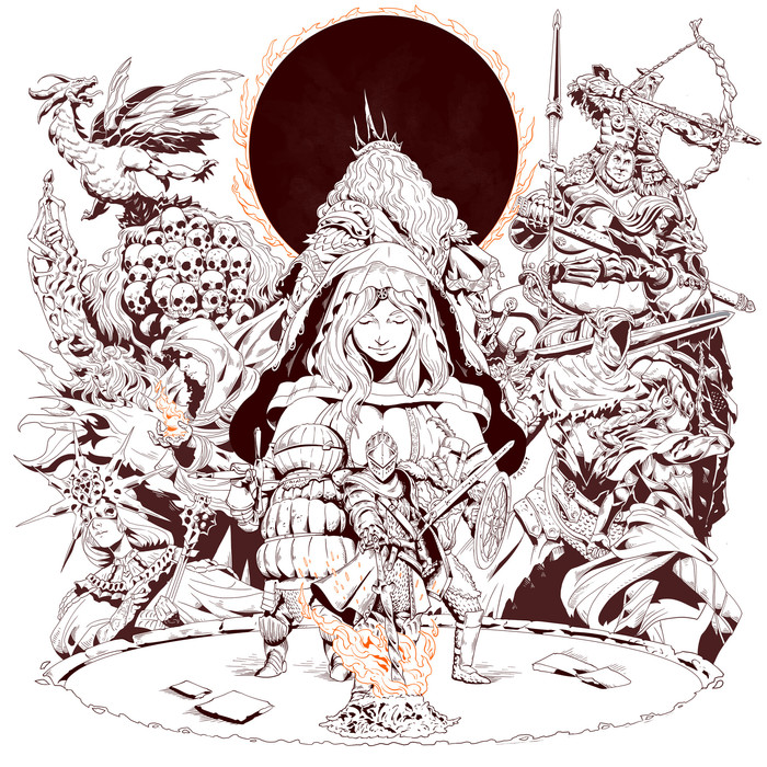 Souls the First bySean Kyle Manaloto Dark Souls, Game Art, , 