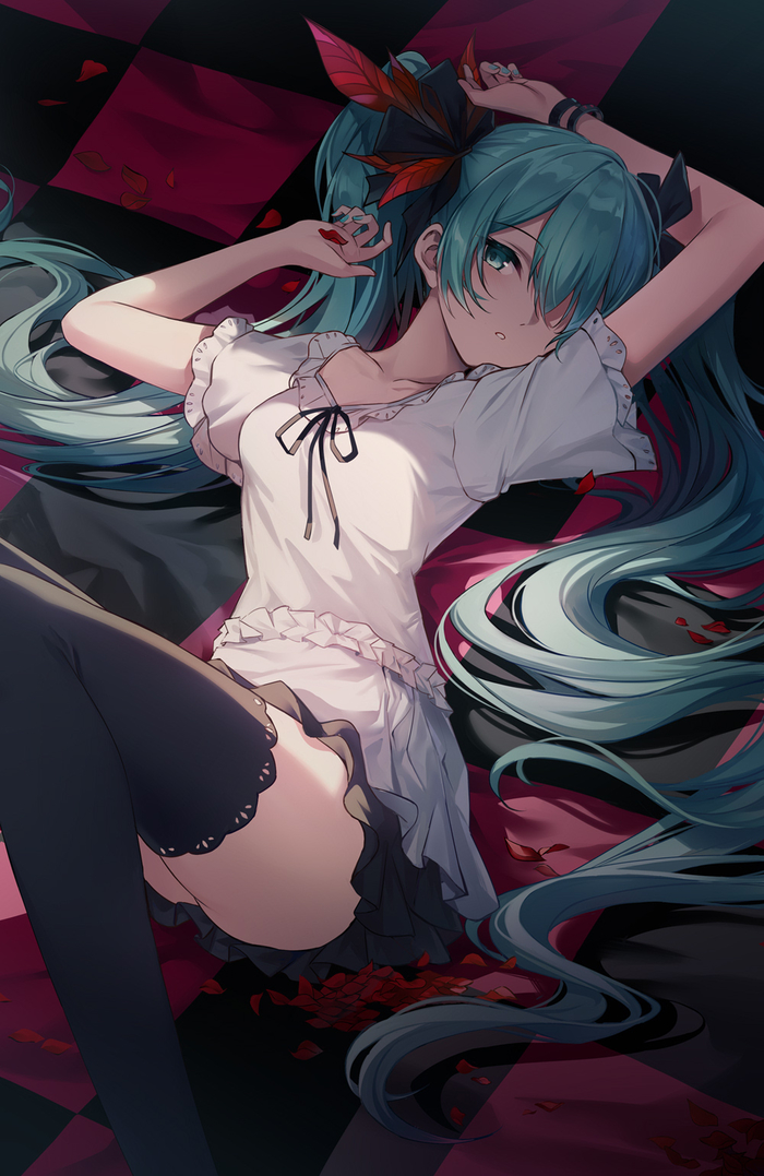 Miku Anime Art, , Hatsune Miku, Vocaloid, , , 