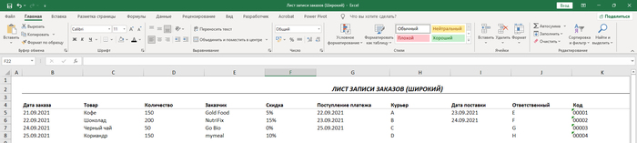 Ввод данных в таблицу excel с помощью windows form