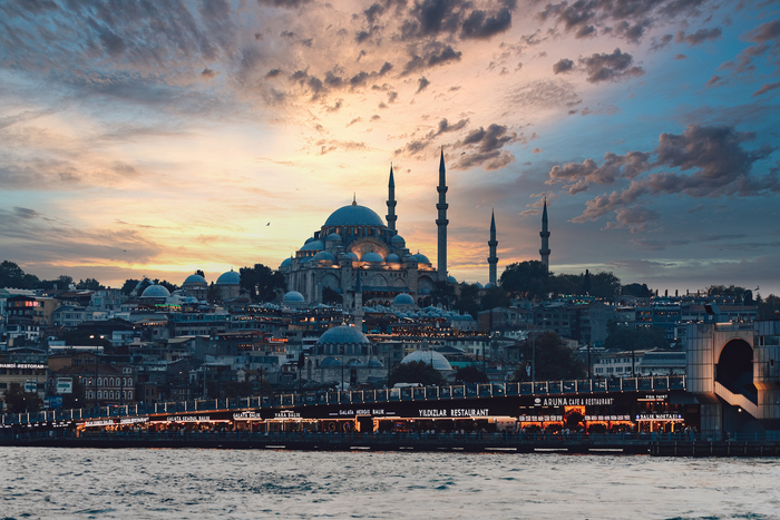 Мечети Стамбула на закате Стамбул, Путешествия, Турция, Фотография, Мечеть, Длиннопост