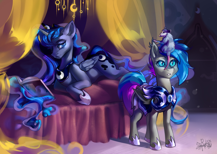       My Little Pony, Princess Luna, Batpony, MLP Tiberius, Night Guard