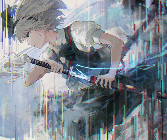 Konpaku Youmu Touhou, Konpaku Youmu, Anime Art, , Kyusoukyu
