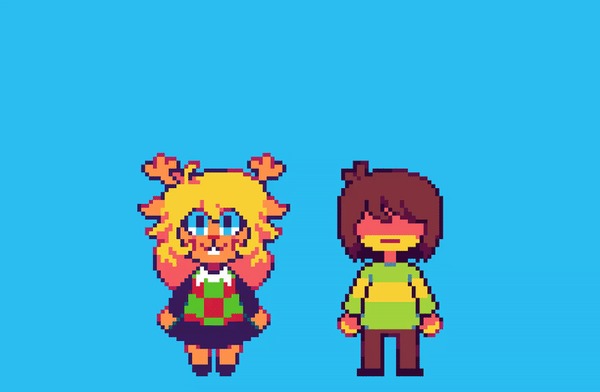    Deltarune, Kris, , Noelle Holiday