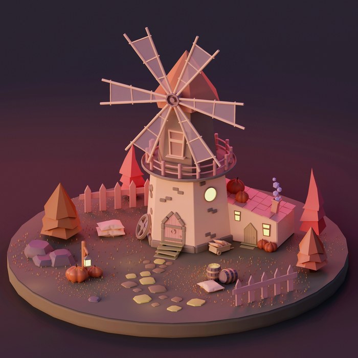 Low Poly  Low poly, Blender, 3D, 3D , 