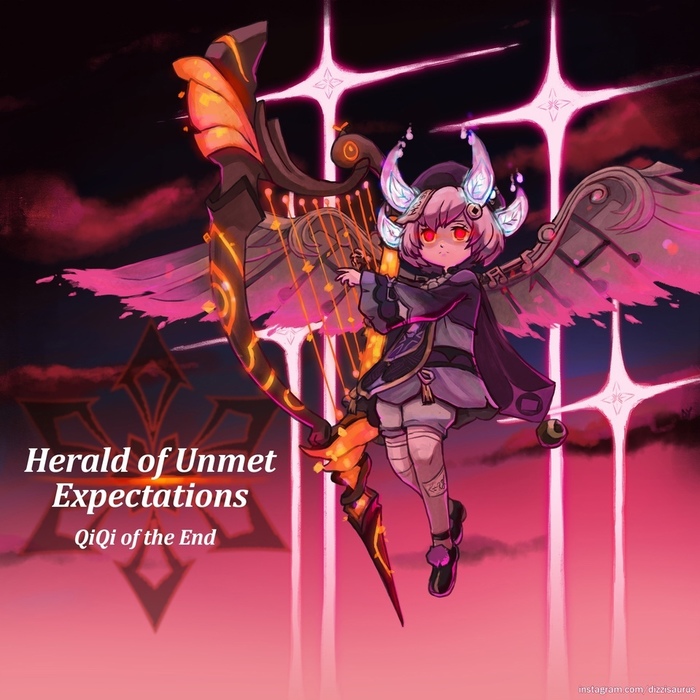 .   Genshin Impact, , Qiqi (Genshin Impact), Anime Art