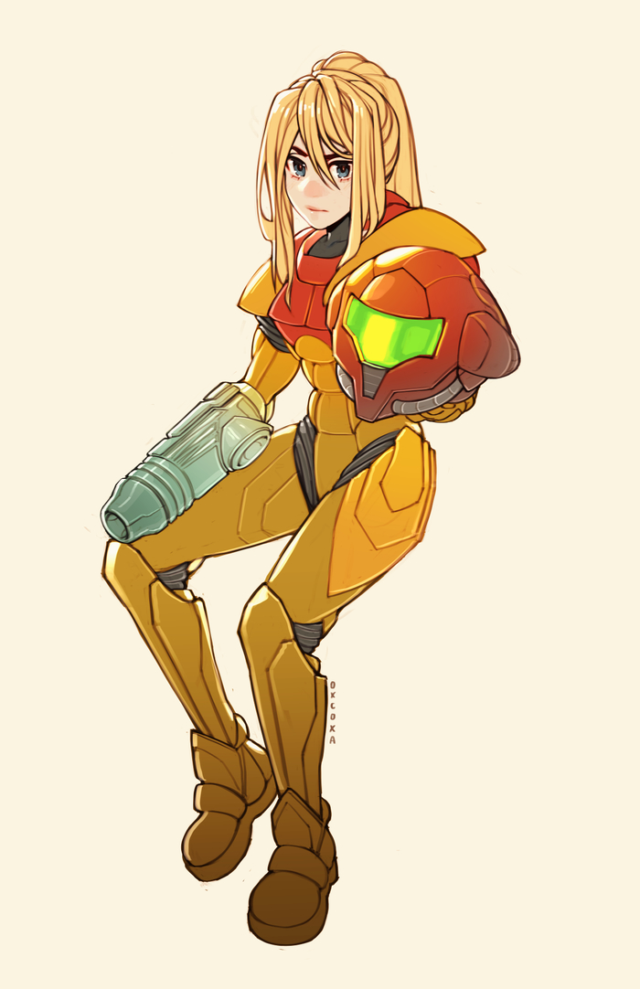 Samus by oxcoxa Samus Aran, Metroid, Game Art, Игры, Скетч, Девушки, Длиннопост