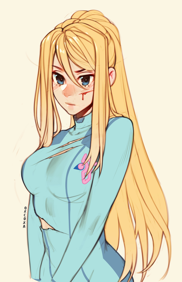 Samus by oxcoxa Samus Aran, Metroid, Game Art, Игры, Скетч, Девушки, Длиннопост